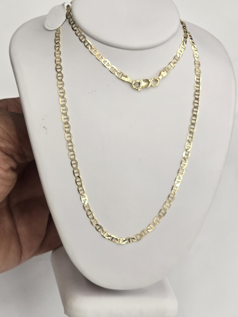 14kt Real Gold Gucci Style Mariner Chain For Women